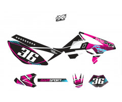 Kit de adhesivos Dam-Sport Racing Negro Beta RR 50 2011 - 2016