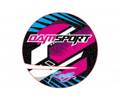 Kit déco de carter d'embrayage Dam-Sport Racing Noir AM6 après 2005