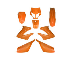 Kit carénages Allpro Orange Derbi Senda 2000-2010