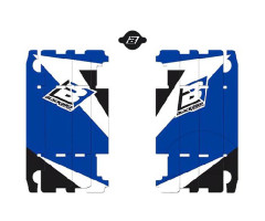 Kit déco de grille de radiateur Blackbird Dream Graphic 3 Bleu Yamaha YZ 250 2T 2002-2018 / YZ 125 2002-2018