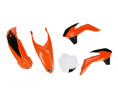 Kit plastiques complet UFO Orange / Noir / Blanc KTM 85 SX 2013-2017