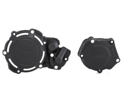Kit protections de carter moteur Acerbis X-Power Noir Fantic XX 250 2021-2023 / Yamaha YZ 250 2005-2023