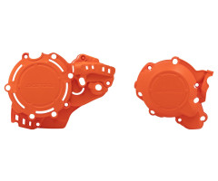 Kit protections de carter moteur Acerbis X-Power Orange 2 Gas Gas EX 250 2022-2023