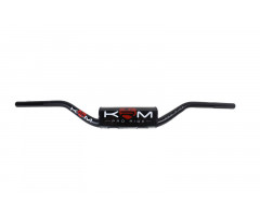 Guidon KRM Cross 28.6mm avec mousse Rouge