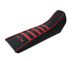 Funda de asiento KRM Pro Ride Roja Derbi Senda 2000-2010