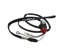Coupe circuit KRM Pro Ride aimanté Noir