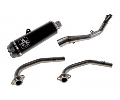 Linea de escape completa Arrow Indy Race Titanio Dark Homologado Yamaha T MAX 560 2020-2021