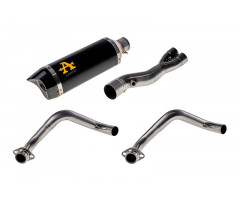 Linea de escape completa Arrow Thunder Dark Racing Yamaha MT-07 2021-2022