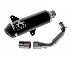Linea de escape completa Arrow Urban Dark Homologado Vespa GTS 300 2021-2022
