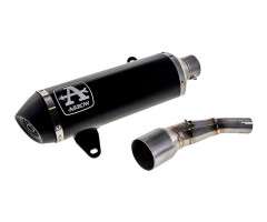 Linea de escape completa Arrow Urban Dark Racing Yamaha X-MAX 125 2018-2020