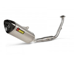 Linea de escape completa Akrapovic Racing Line Inox & Titanio Yamaha MT-125 ABS / YZF-R 125 ABS ...