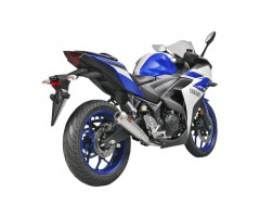 Linea de escape completa Akrapovic Racing Line Inox Yamaha YZF-R3 320 A 2015-2020 / MT-03 320 A 2016-2019