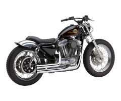 Ligne d'échappement complète Cobra Speedster Short Chromé Harley Davidson XL 883 R / XLH 1200 ...