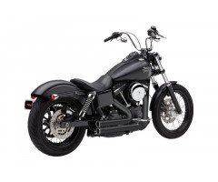 Ligne d'échappement complète Cobra Speedster Short Noir Harley Davidson FXDWG 1584 / FXDB 1584 ...