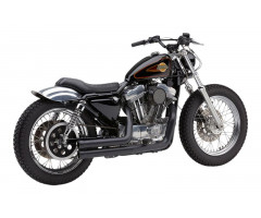 Ligne d'échappement complète Cobra Speedster Short Noir Harley Davidson XL 883 R / XLH 1200 ...