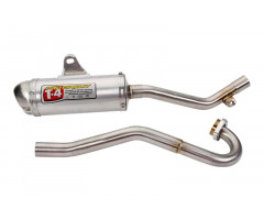 Ligne d'échappement complète Pro Circuit T-4 Inox / Alu Kawasaki KLX 125 C / Suzuki DR-Z 125 L ...