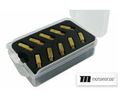 Coffret de 10 gicleurs Motoforce Racing PWK de 145 à 170