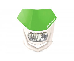 Plaque phare Polisport Halo LED Blanc / Vert