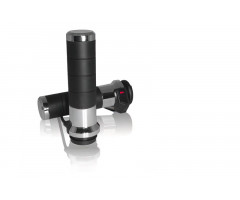 Puños calefactables Koso Titan-X con interruptor integrado Harley Davidson Cromado