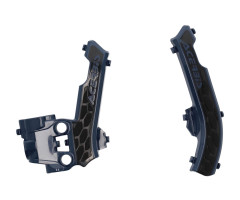Protecteurs de cadre Acerbis X-grip Bleu / Noir Gas Gas MC 50 / Husqvarna TC 50 / KTM SX 50 2016-2023