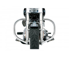 Protecteurs de moteur Cobra Fatty Chromé Harley Davidson FLSTF 1450 / FLSTS 1450 ...