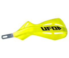 Protège-mains UFO Alu pour guidon Ø22mm Jaune