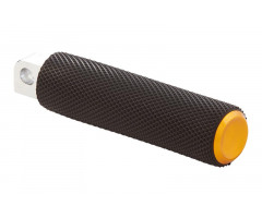 Repose pieds conducteur / passager Arlen Ness Knurled Or Harley Davidson FLSTF 1690 / FXDWG 1584 ...