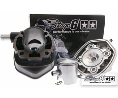 Kit cylindre Stage6 StreetRace Fonte 70cc axe de 10mm Minarelli Horizontal LC