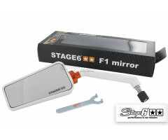 Rétroviseur gauche Stage6 F1 M8 Blanc
