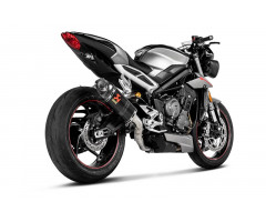 Silencieux d'échappement Akrapovic Carbone Triumph Street Triple 765 RS 2017-2019 / Street Triple 765 S 2017-2019 ...