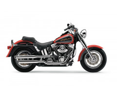 Silencieux d'échappement Cobra Slash-cut Chromé Harley Davidson FXSTD 1450 / FLSTF 1450 ...