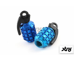 Bouchons de valve STR8 Grenade Bleu