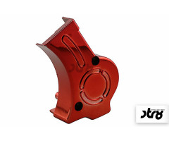 Cache carter de pompe à huile STR8 Lighty Rouge Anodisé Derbi Euro 2