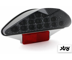 Piloto trasero con intermitentes STR8 Lexus Black de leds Homologado CE Yamaha Aerox