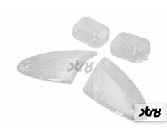 Cabochons de clignotants STR8 Blanc Transparent Aprilia SR de 2000 à 2005