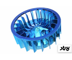 Turbine d'air moteur STR8 Oversize Bleu Anodisé Minarelli Horizontal AC