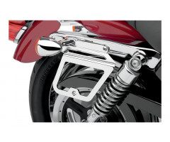 Support de malette latérale Cobra Chromé Harley Davidson XL 883 C / XL 1200 C ...