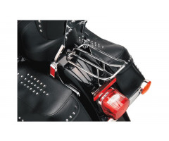Support de porte bagages arrière Drag Specialties Chromé Harley Davidson FLSTF 1450 / FLSTC 1450 ...