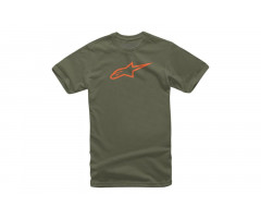 T-shirt Alpinestars Classic Military Vert Militaire / Orange