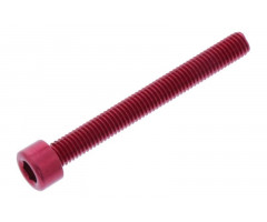 Tornillo allen Pro Bolt M5X0.8mm 45mm Alu Rojo