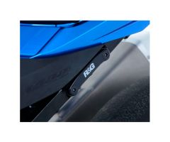 Cache orifice de repose-pieds arrière gauche R&G Noir Suzuki GSX-R 1000 2017-2018