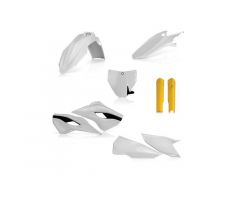 Kit plastiques complet Acerbis Blanc / Jaune Husqvarna 250 FC 2014