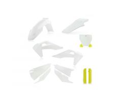 Kit plastiques complet Acerbis Blanc / Jaune Husqvarna 250 FC 2019