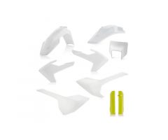 Kit plastiques complet Acerbis Blanc / Jaune Husqvarna 250 FE 2019