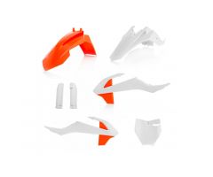 Kit plastiques complet Acerbis Blanc / Orange KTM 65 SX 2019