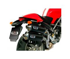 Double silencieux d'échappement Mivv GP Carbone Ducati 800 Monster S2R ***