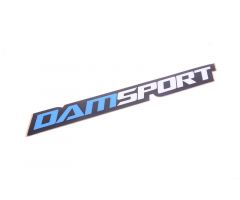 Autocollant Damsport Qualité Premium 14cm Bleu