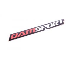 Autocollant Damsport Qualité Premium 14cm Orange