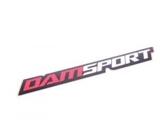 Autocollant Damsport Qualité Premium 14cm Rouge