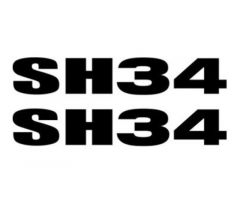 Autocollants de malette Shad pour SH34
